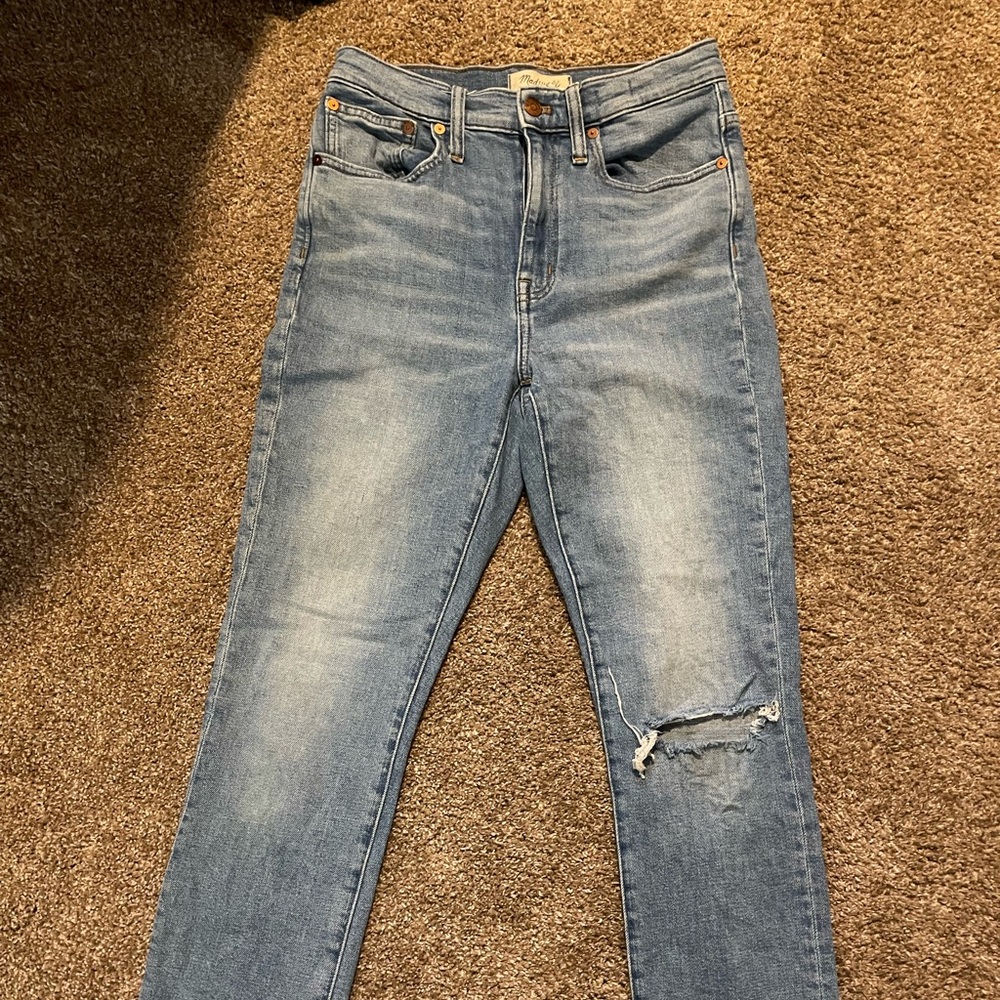 Madewell High Rise Slim Boyjean